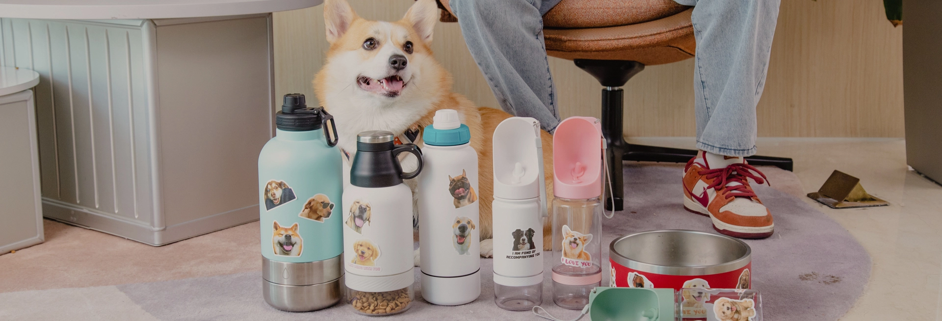 زجاجة ووعاء للحيوانات الأليفة للبيع بالجملة