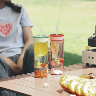 2 في 1 زجاجة مياه بلاستيك أكريليك 10017A