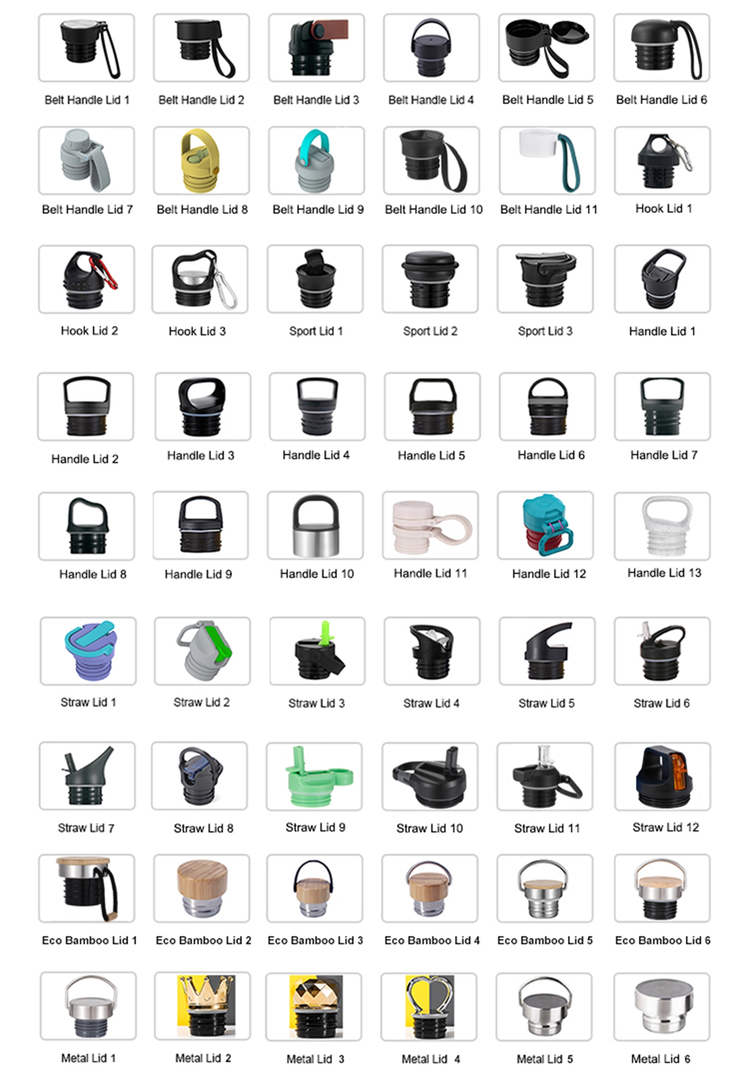 أغطية زجاجة الفم القياسية