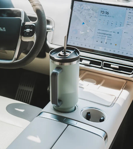 كوب 40 أونصة بمقبض وقش 19323B